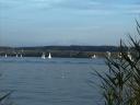 Von der Strandpromenade Konstanz aus. SÃ¤ntis im Hintergrund